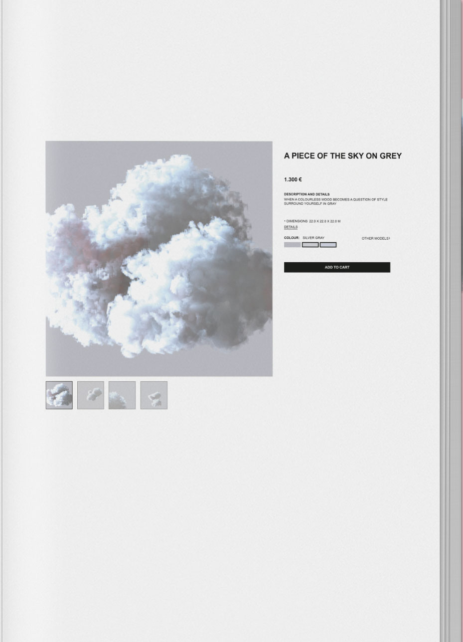 One bigger cloud with prices and description